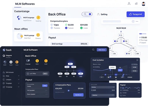 Custom MLM Software free demo include Netwrok marketing demo and mlm website demo